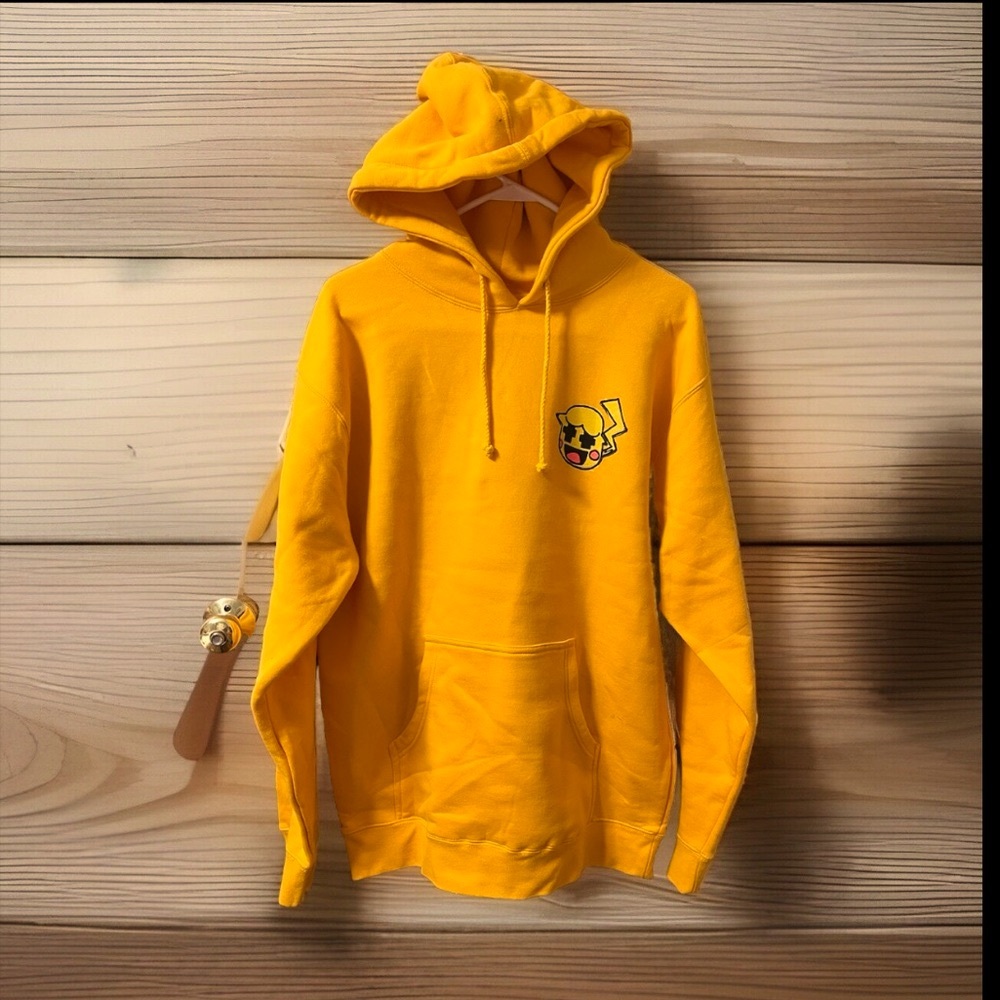 Pink + Dolphin After School Special Pokémon Pikachu Pullover Hoodie M 💯Authentic